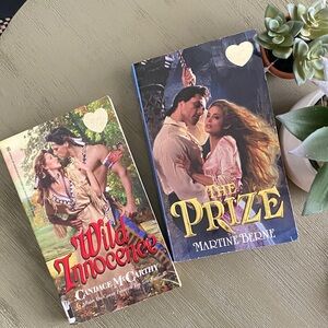 Vintage Romance Paperback Lot - Wild Innocence & The Prize